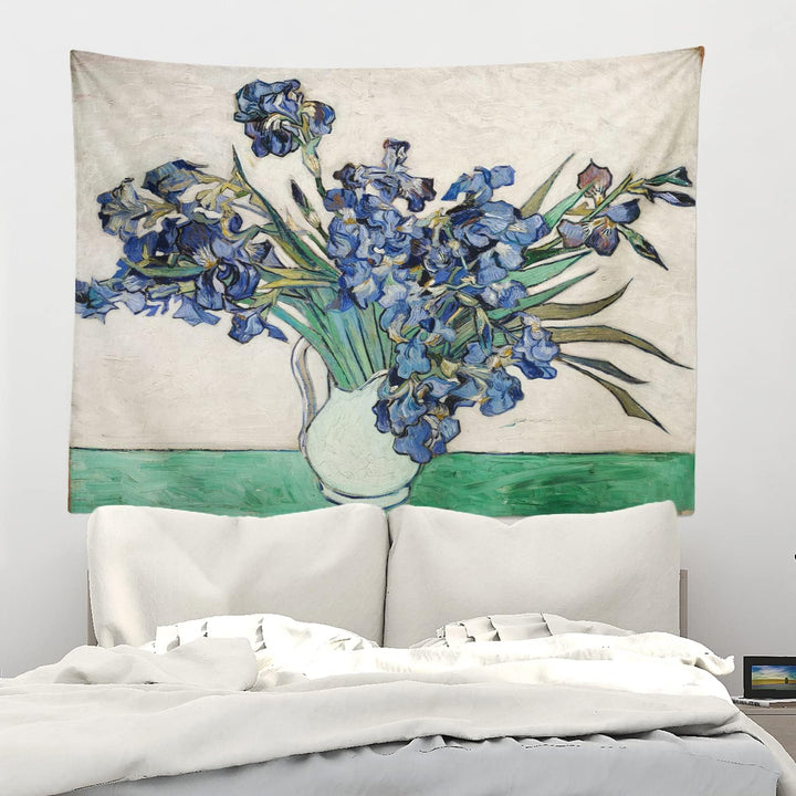 Van Gogh Vase With Irises Tapestry