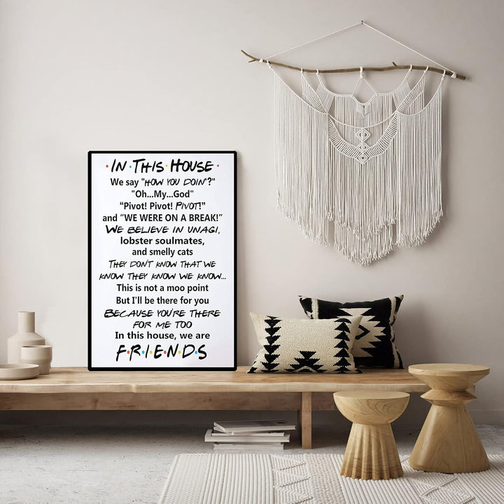 Friends Quotes Canvas Poster