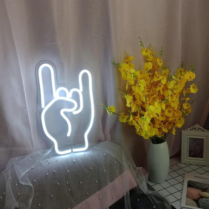 Rock On Neon Light