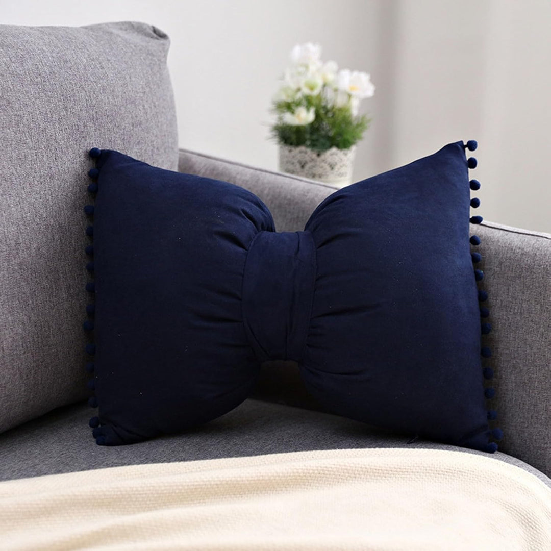 Classic Bow-Tie Decorative Pillow