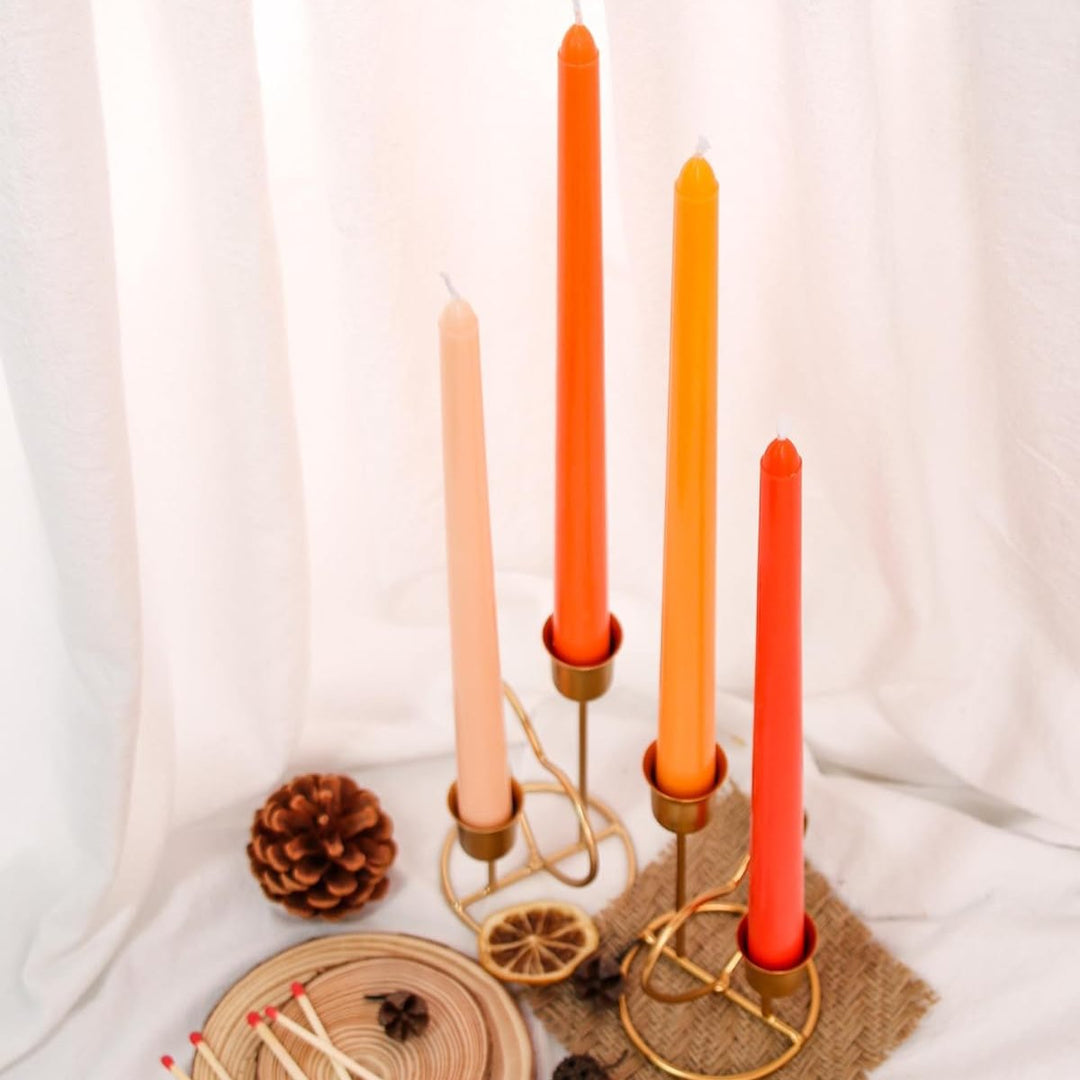 4-Pack Multicolored Long Candles