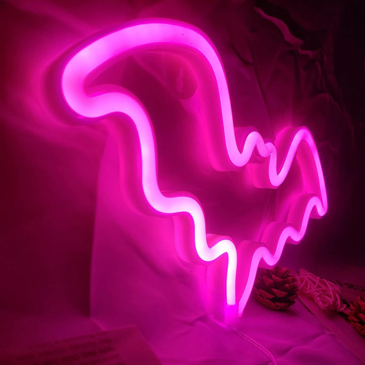 Pink Bat Neon Light