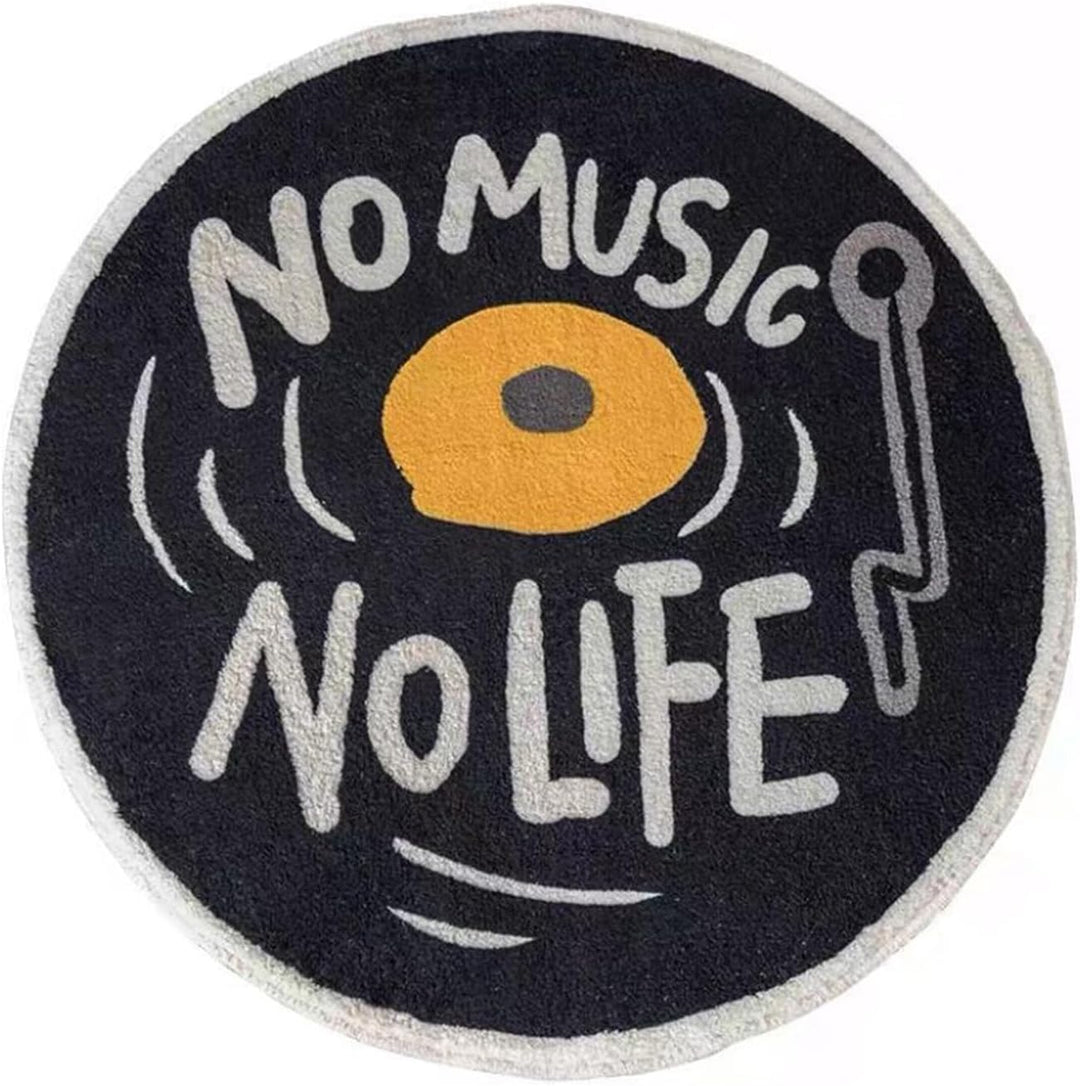 No Music No Life Accent Rug