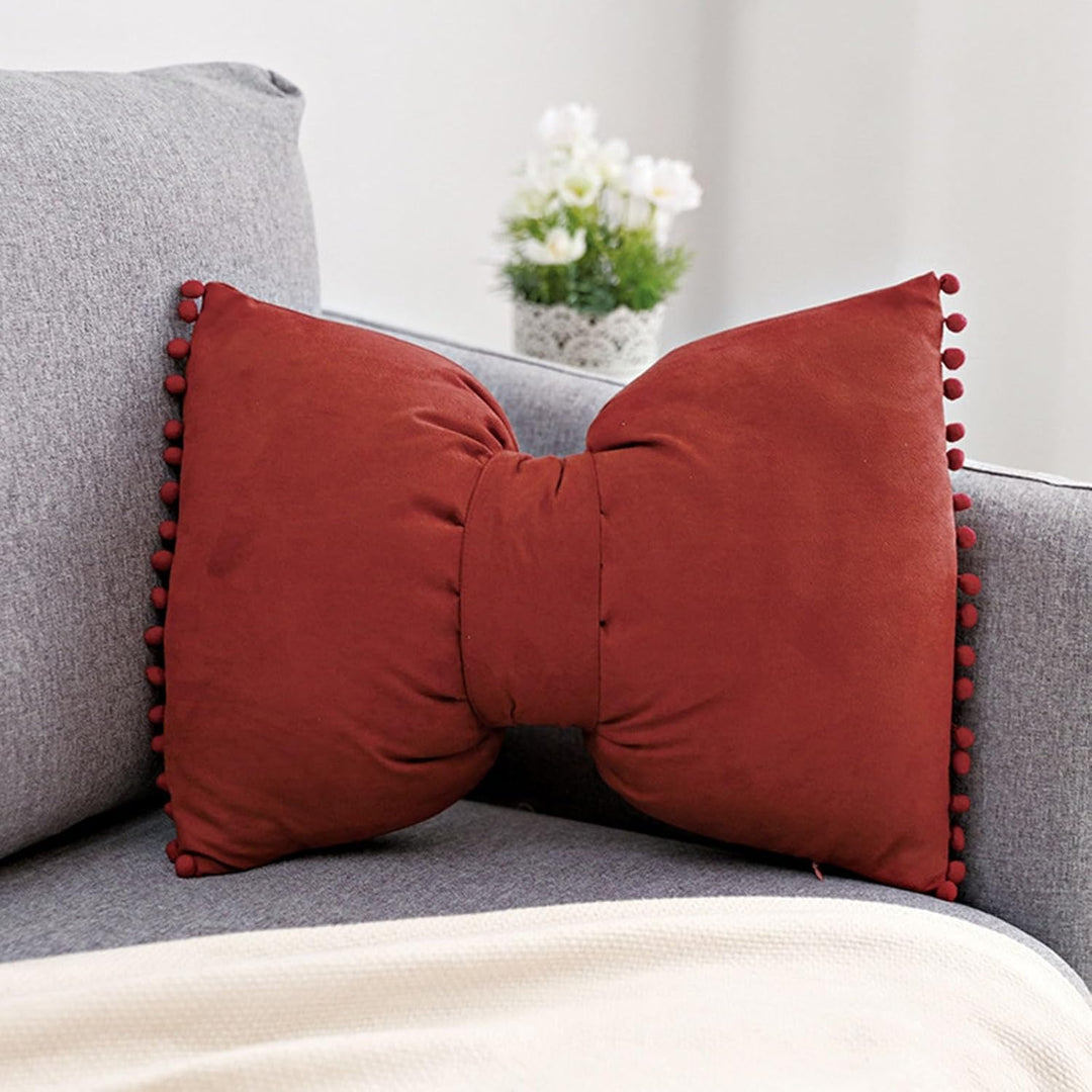 Classic Bow-Tie Decorative Pillow