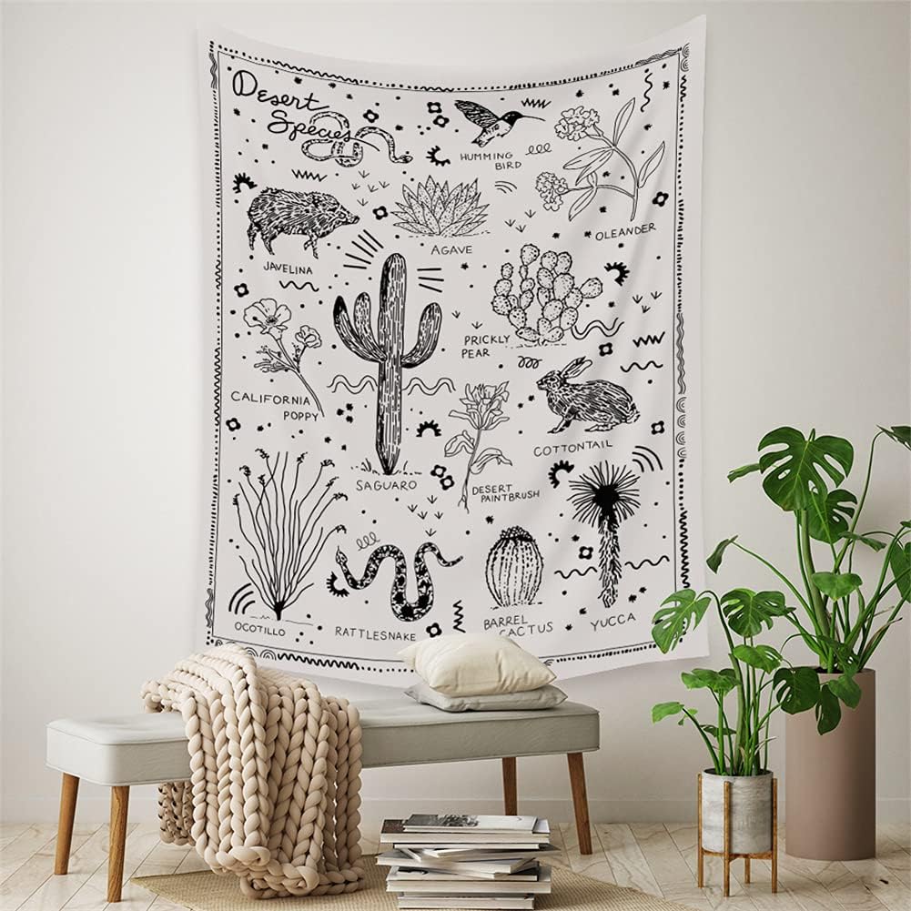 Hippie Saguaro Tapestry