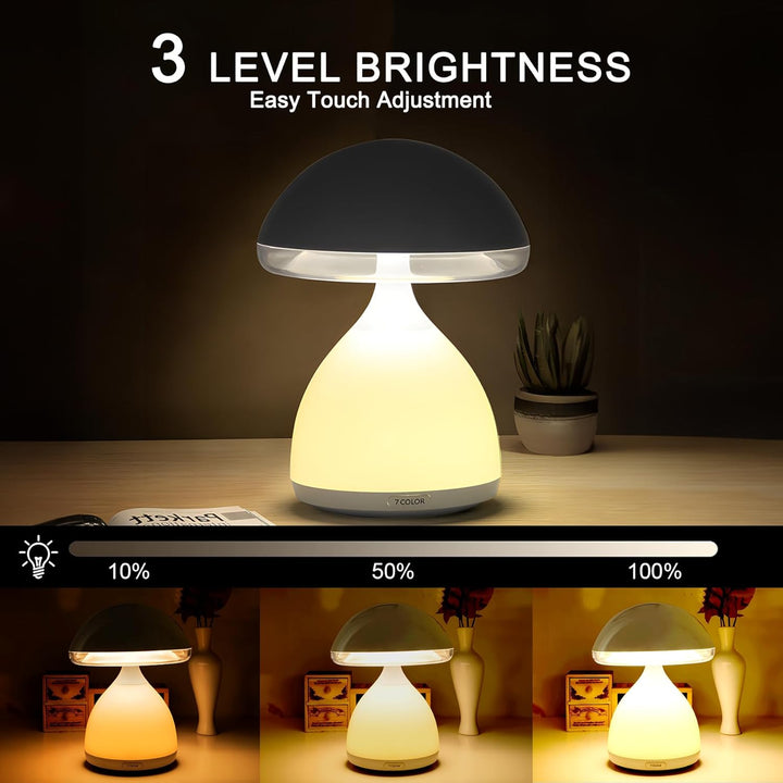 Color Changing LED Mushroom Lamp