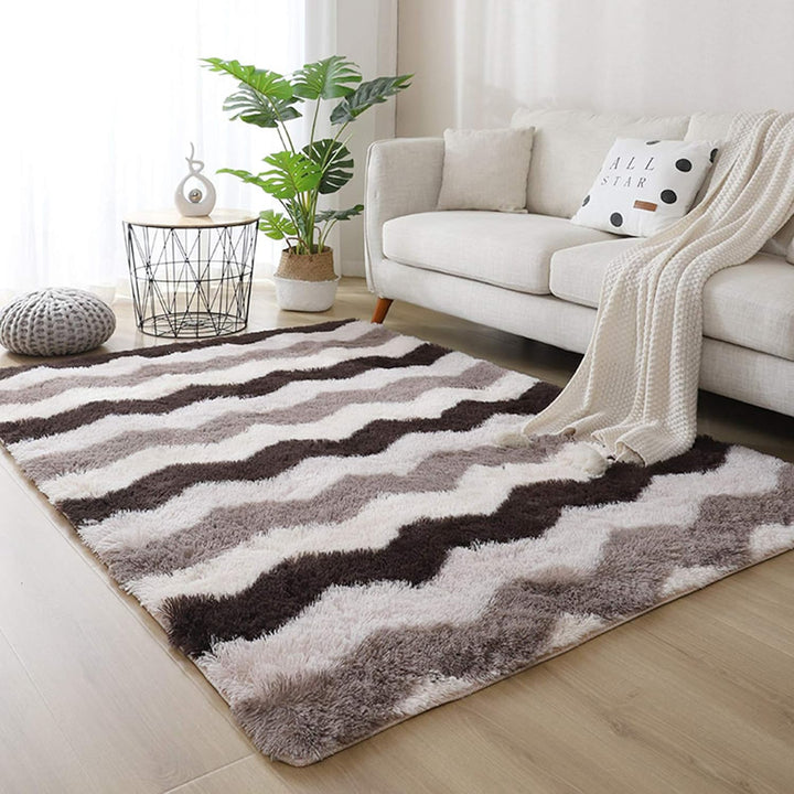 Plush Pattered Area Rugs (5 Options)