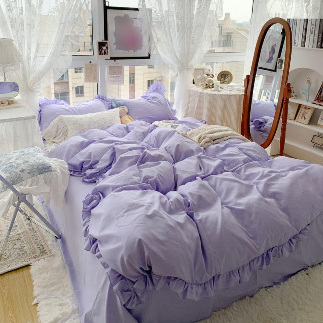 French Ruffles Bedding Set