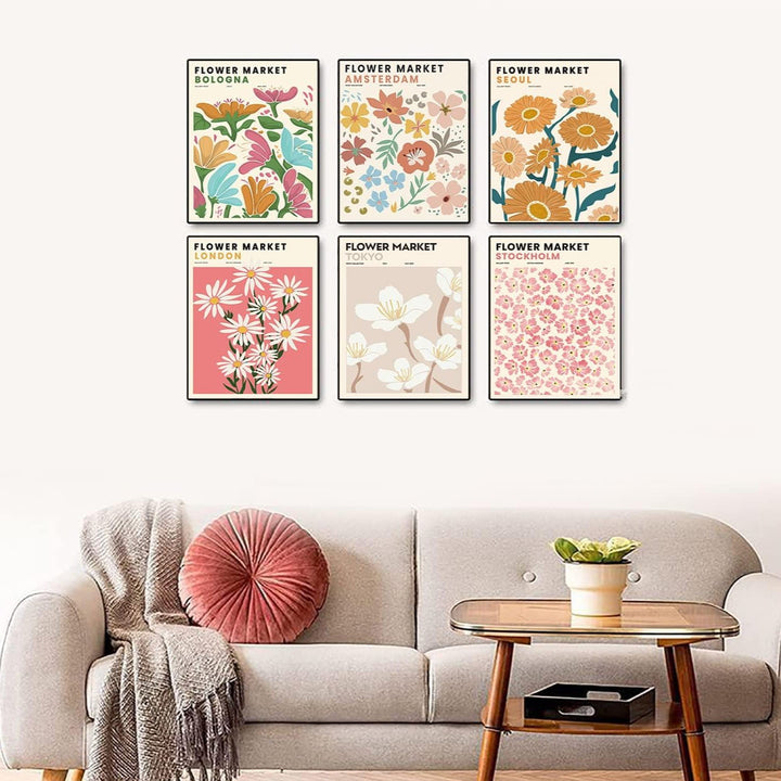 Blossom Flower Market Canvas Posters