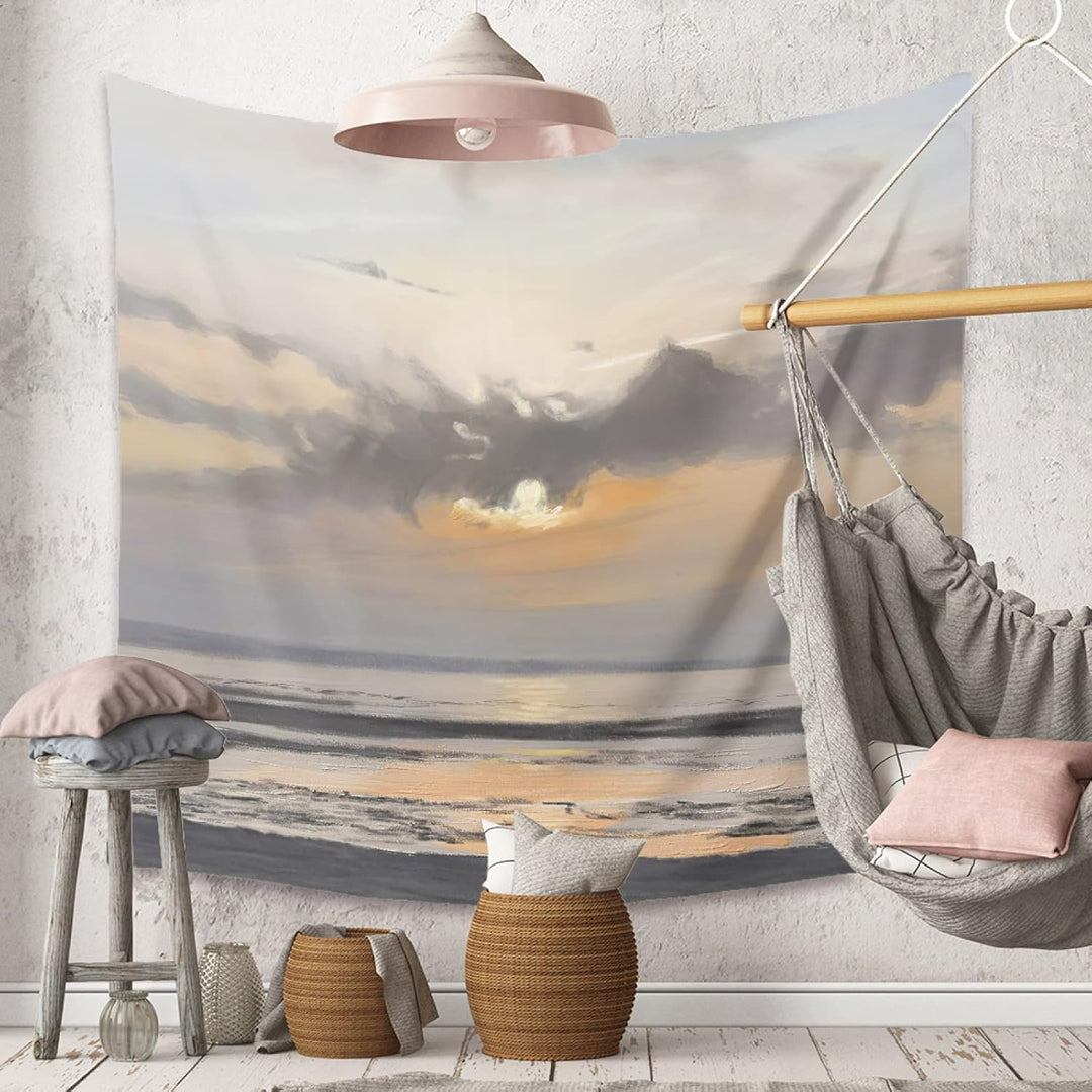 Ocean Sunset Tapestry