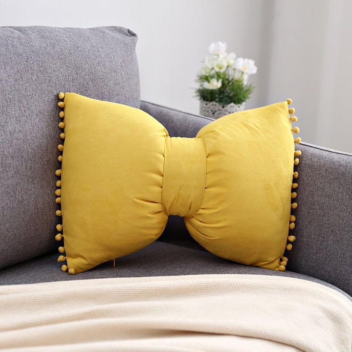 Classic Bow-Tie Decorative Pillow