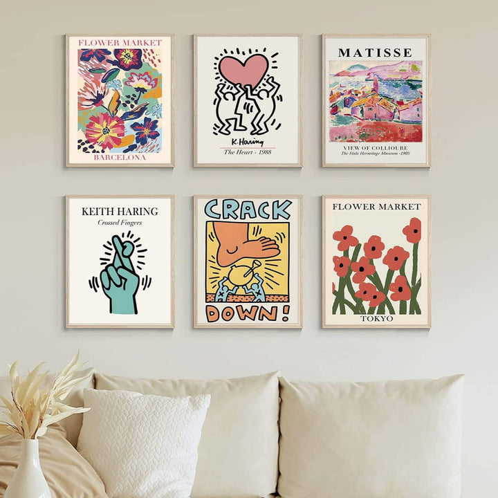 Pop & Petals Canvas Posters