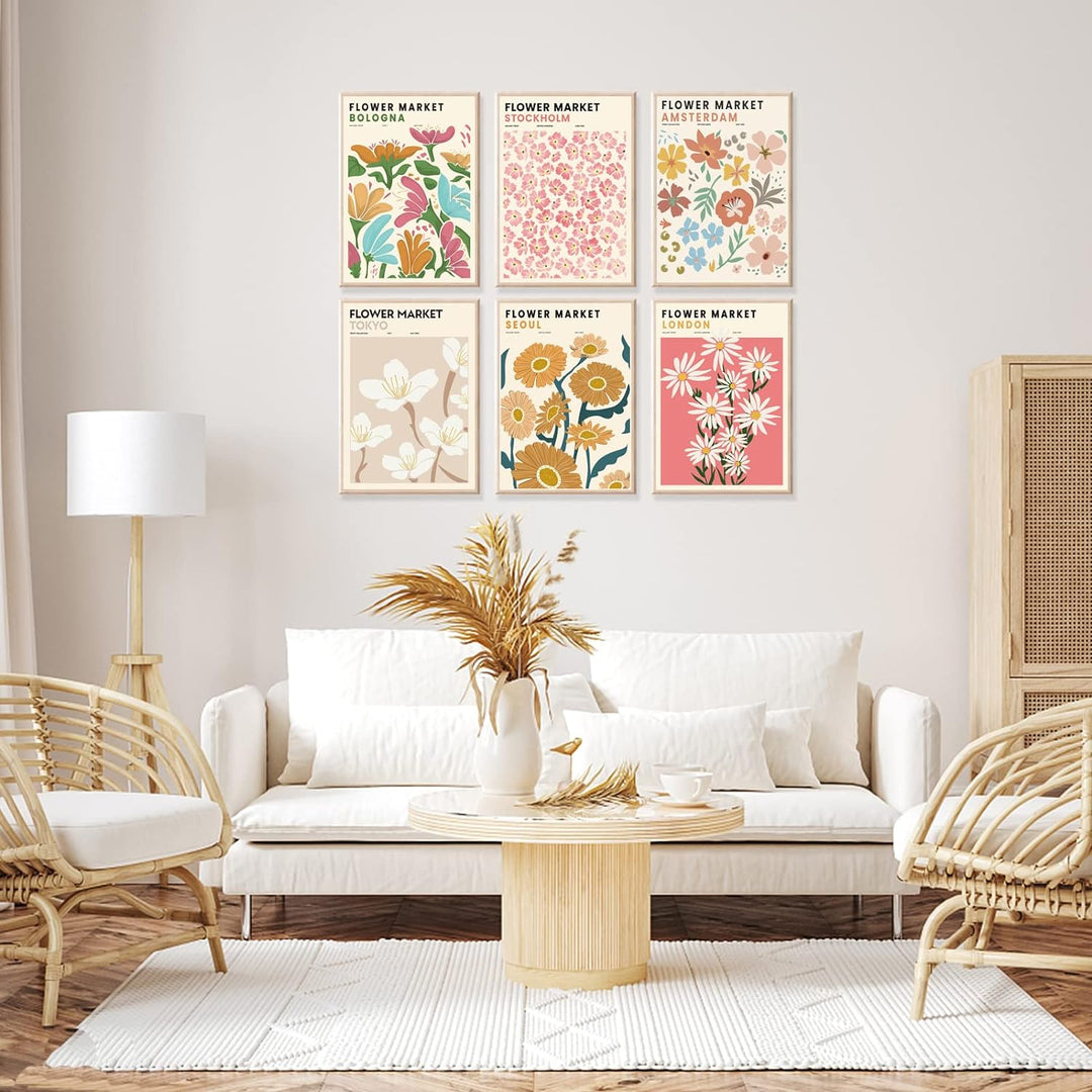 Blossom Flower Market Canvas Posters