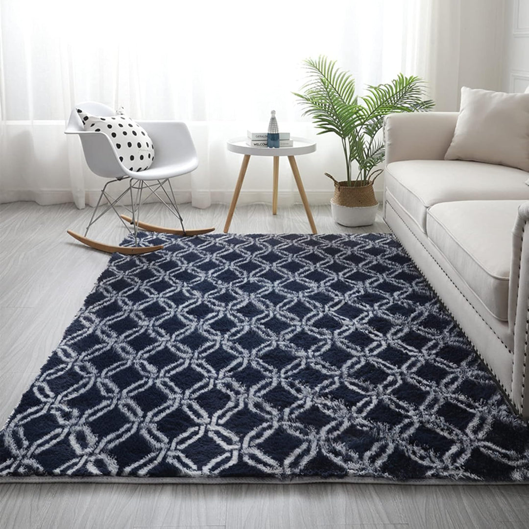 Plush Pattered Area Rugs (5 Options)