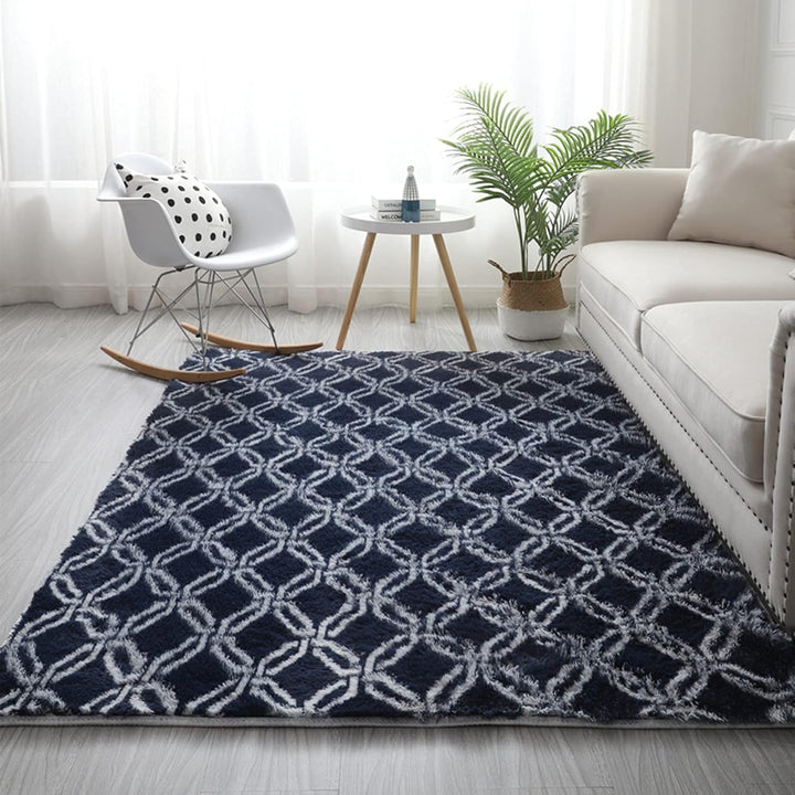 Plush Pattered Area Rugs (5 Options)