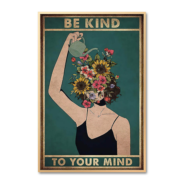 Retro Mind Motto Canvas Posters