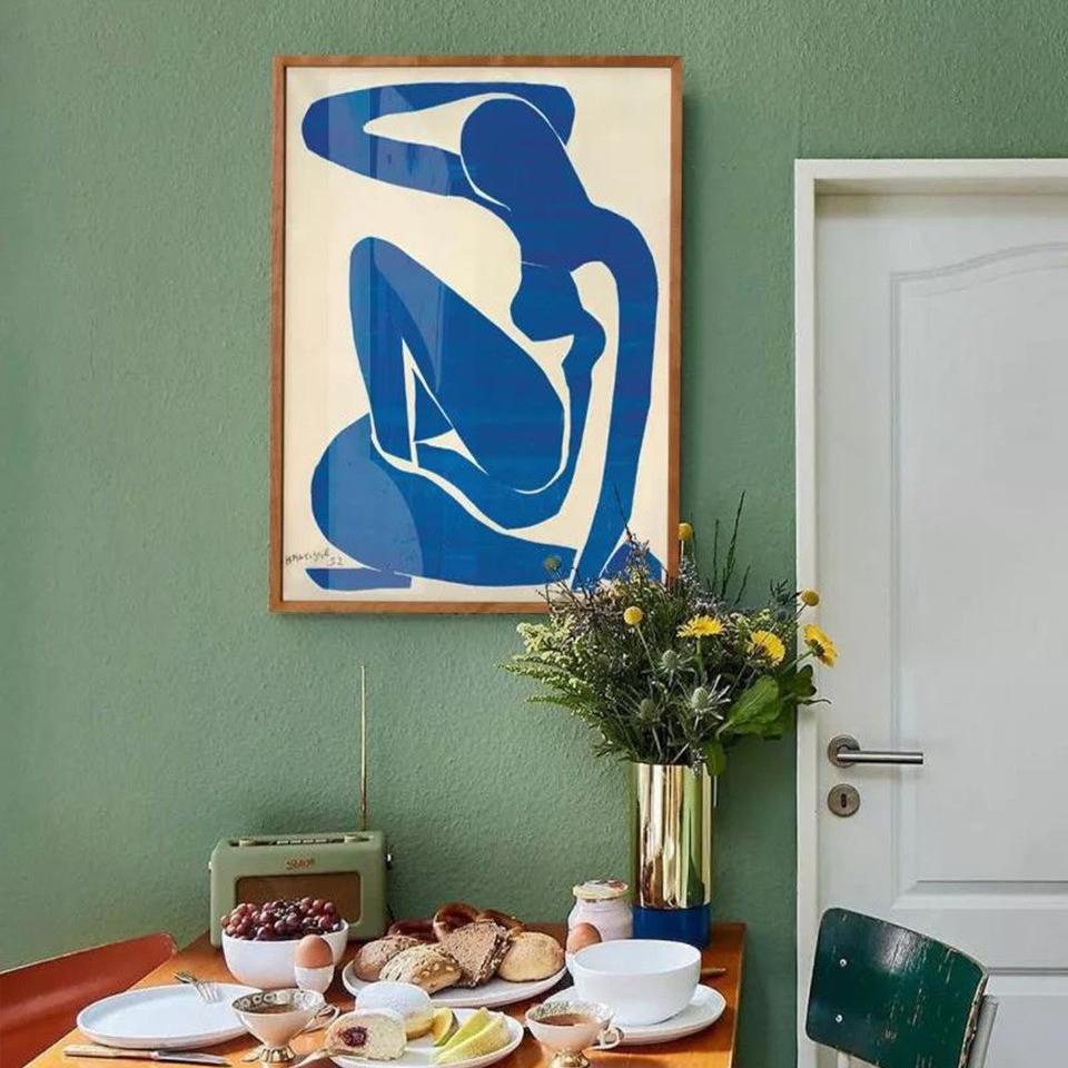 Matisse Blue Nude Canvas Poster