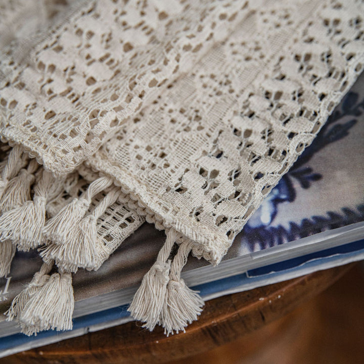 Farmhouse Crochet Curtain