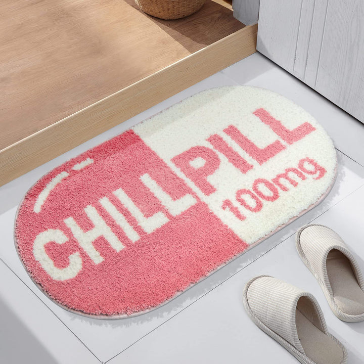 Pink Chill Pill Accent Rug