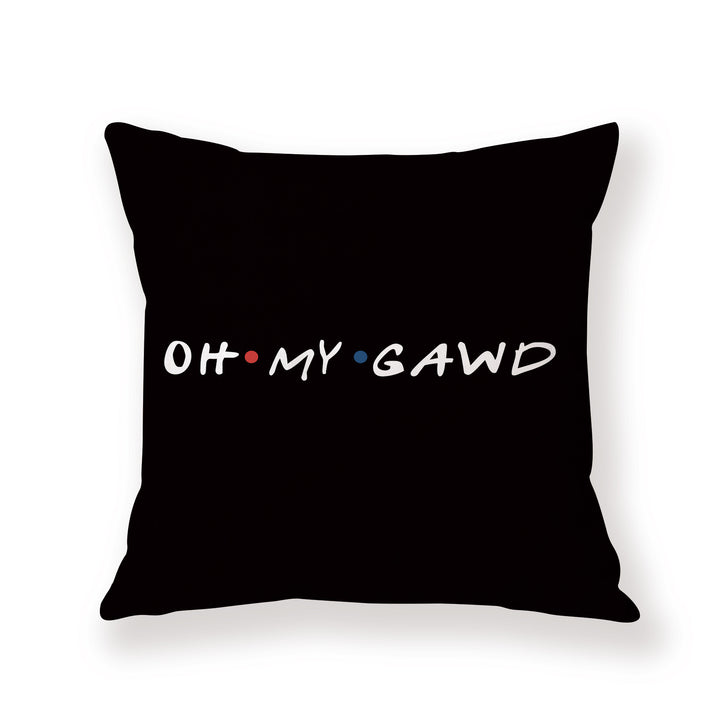 FRIENDS Quotes Throw Pillow Covers