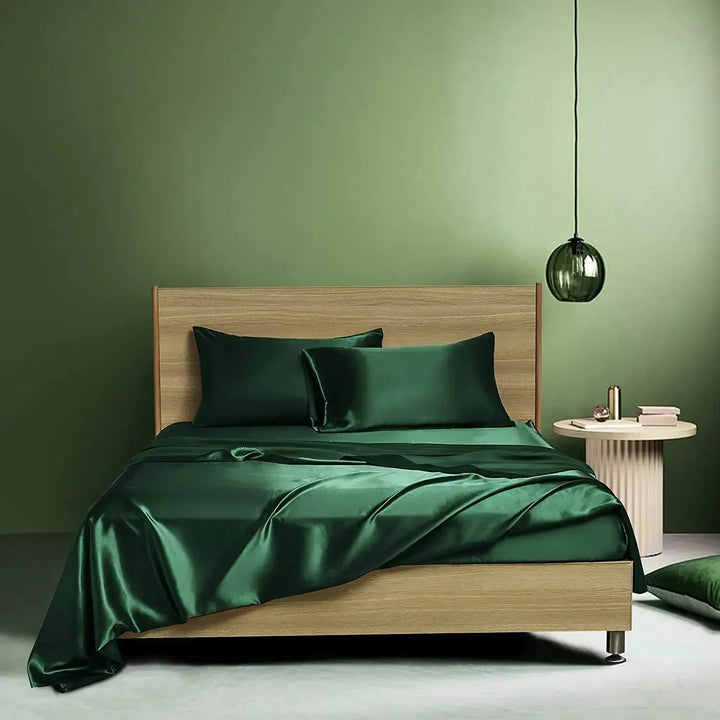 Sleek Satin Bedding Set