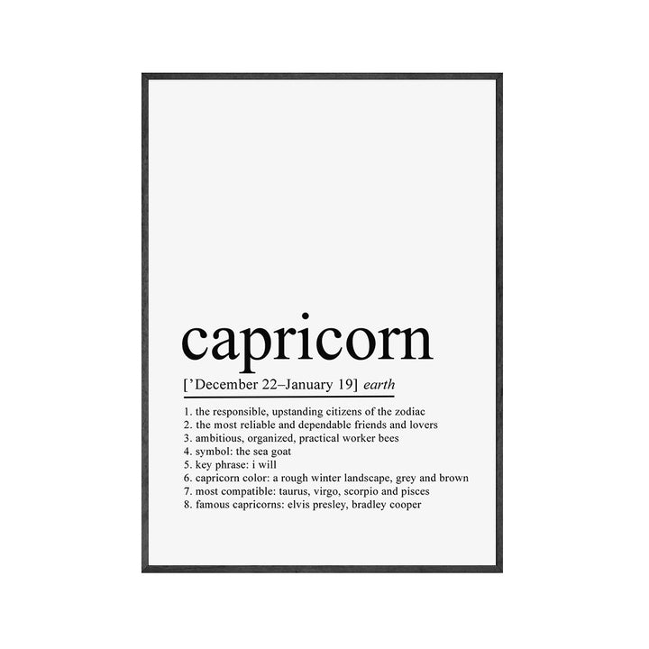 Zodiac Quotes Canvas Posters