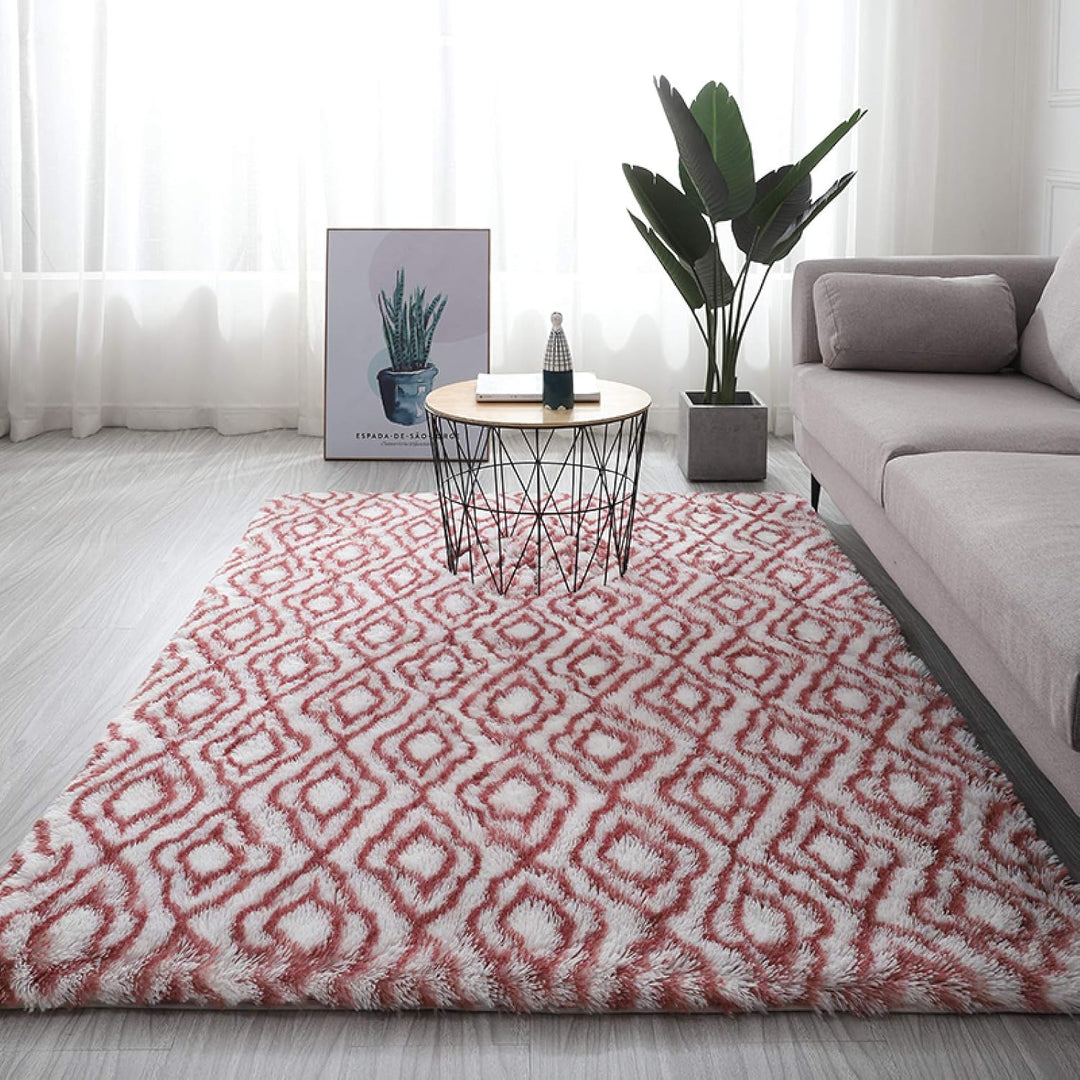 Plush Pattered Area Rugs (5 Options)