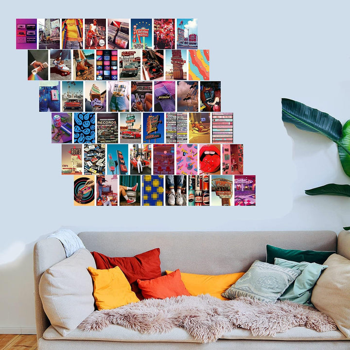 Indie Kid Wall Collage Kit - 50pcs