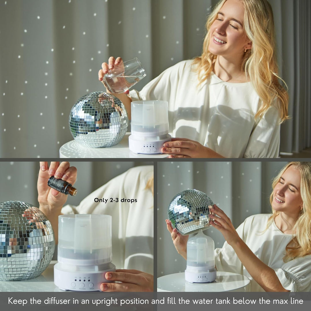 Rotating Disco Ball Diffuser