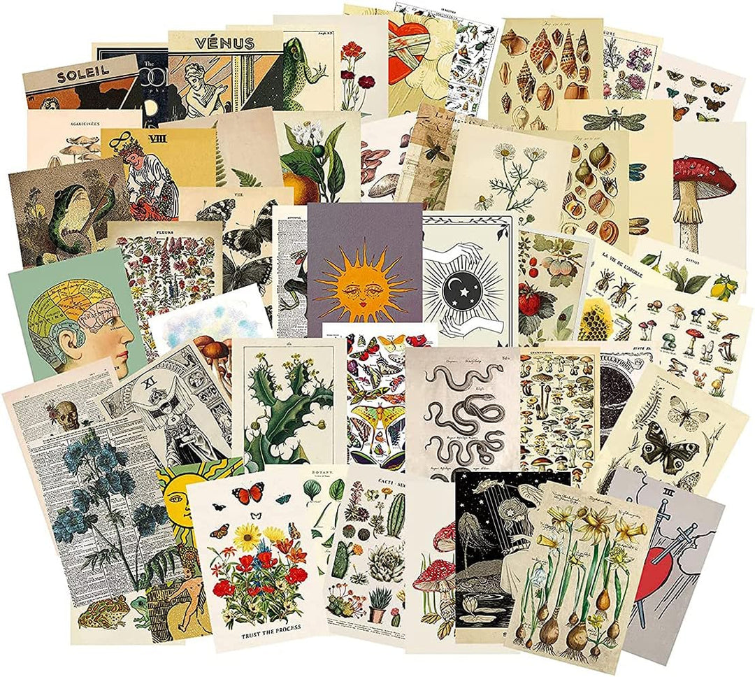 Witchcore Wall Collage Kit - 70pcs