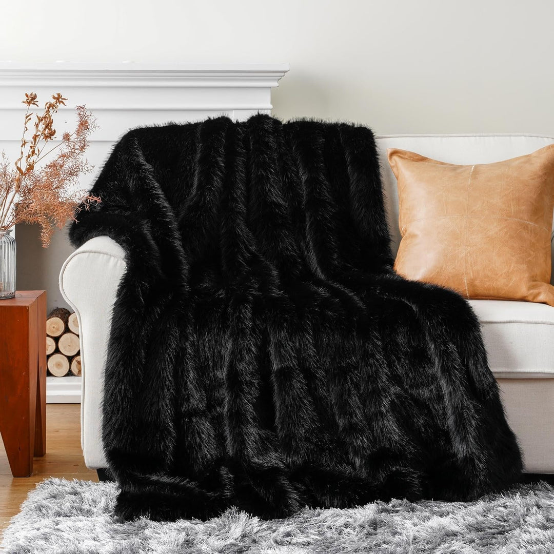 Arctic Dream Faux Fur Throw Blanket