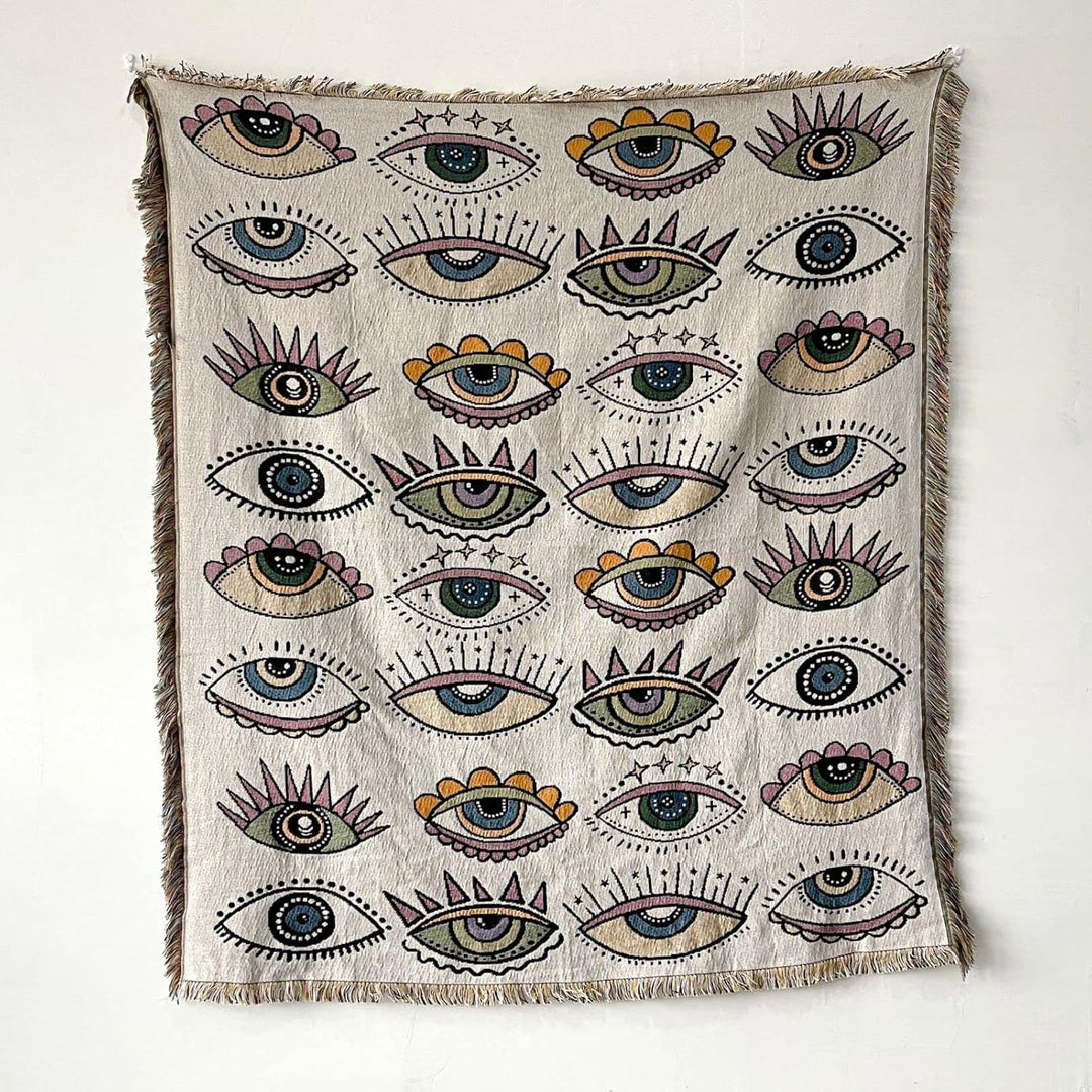 Eternal Gaze Woven Blanket