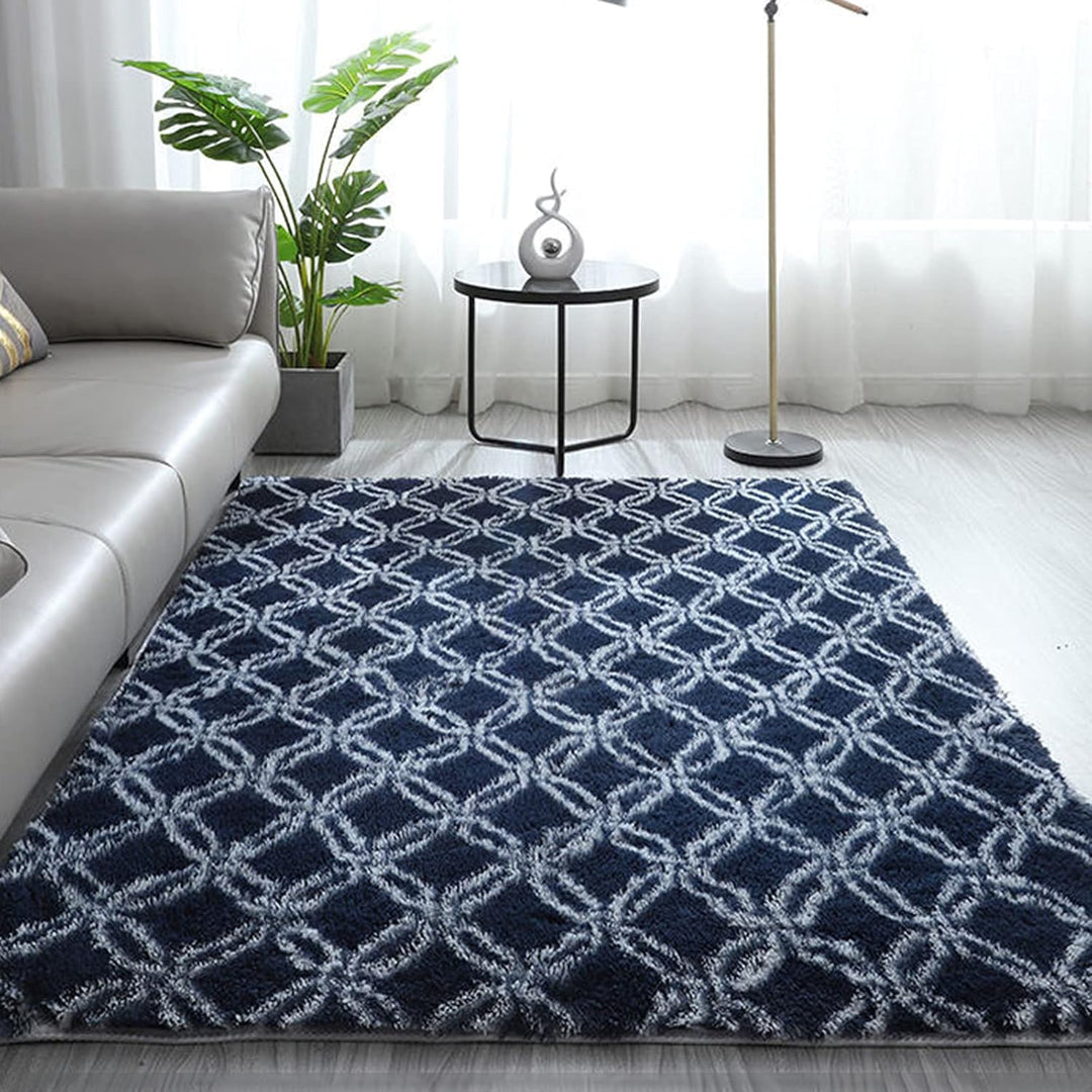 Plush Pattered Area Rugs (5 Options)