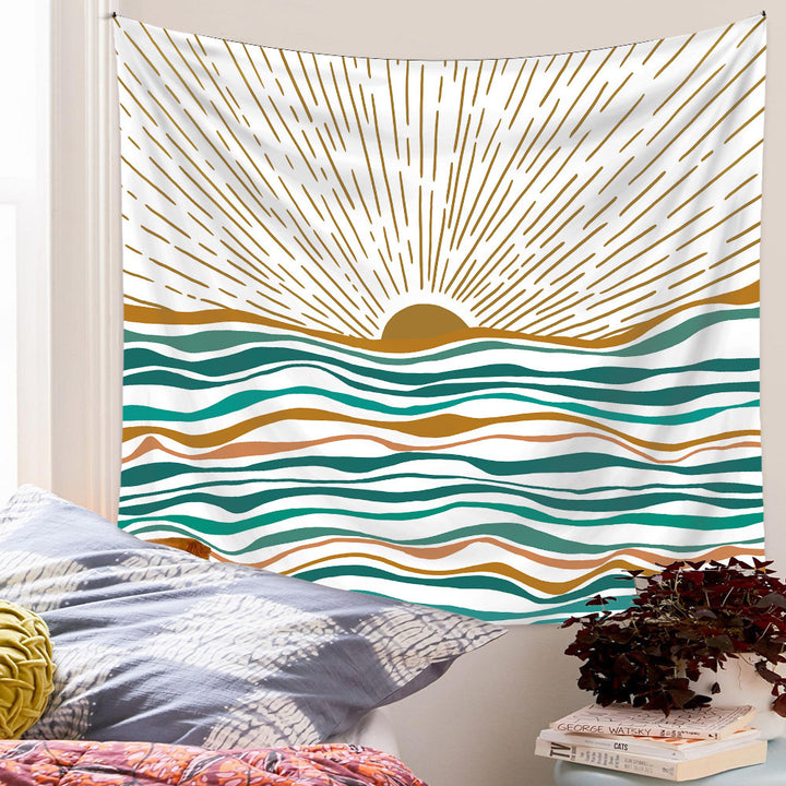 Ocean Sunrise Tapestry