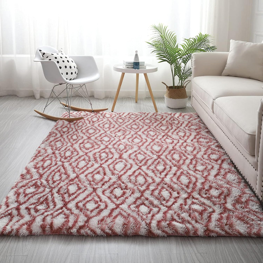 Plush Pattered Area Rugs (5 Options)