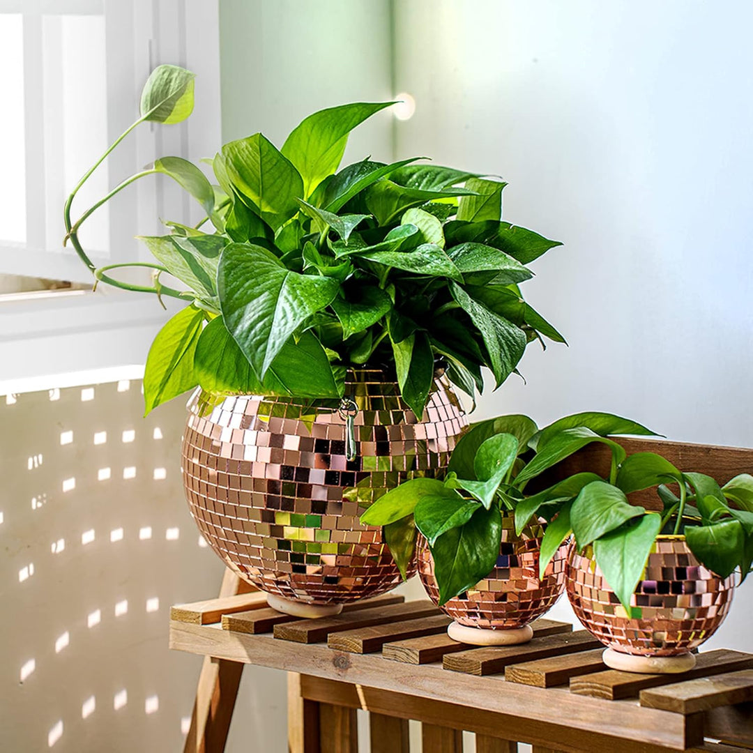 Disco Ball Planter