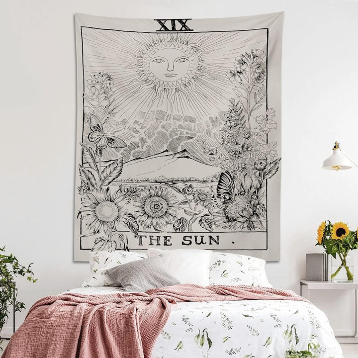 The Sun Tarot Card Tapestry