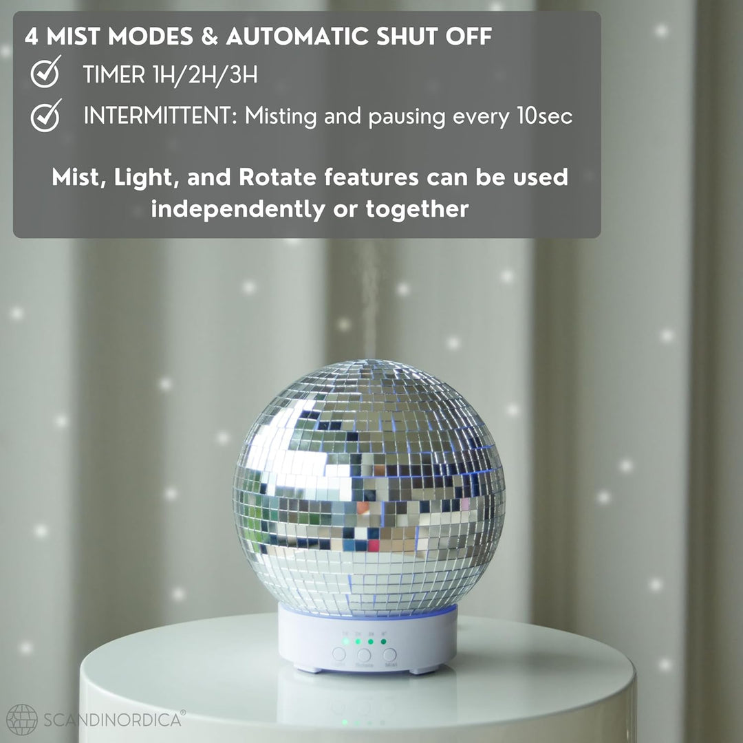 Rotating Disco Ball Diffuser