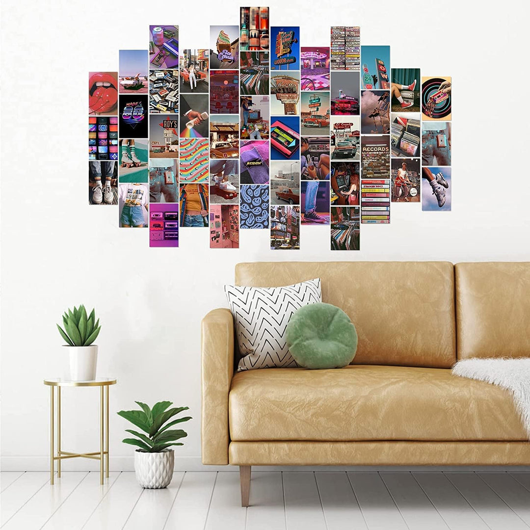 Indie Kid Wall Collage Kit - 50pcs