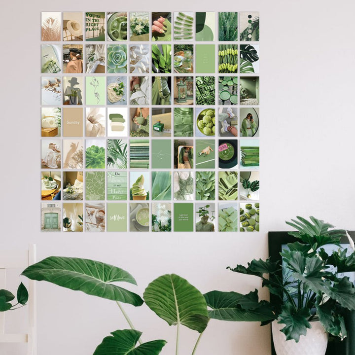 Green Queen Wall Collage Kit - 70pcs