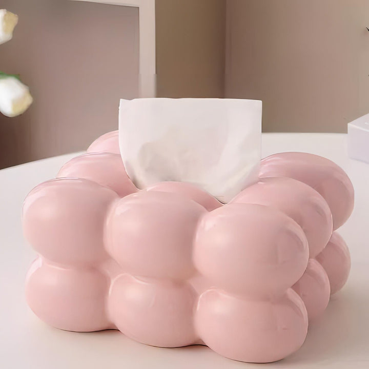 Marshmallow Ceramic Tissue Box