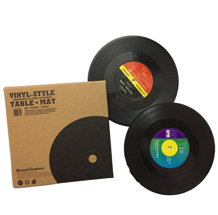 Retro Vinyl Coasters