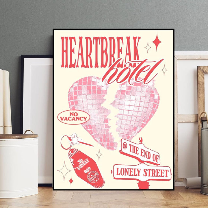 Heartbreak Hotel Canvas Poster