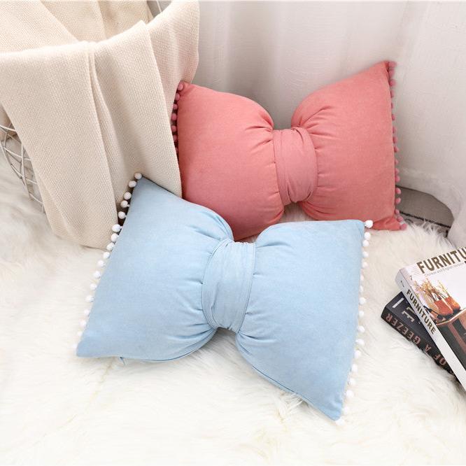 Classic Bow-Tie Decorative Pillow