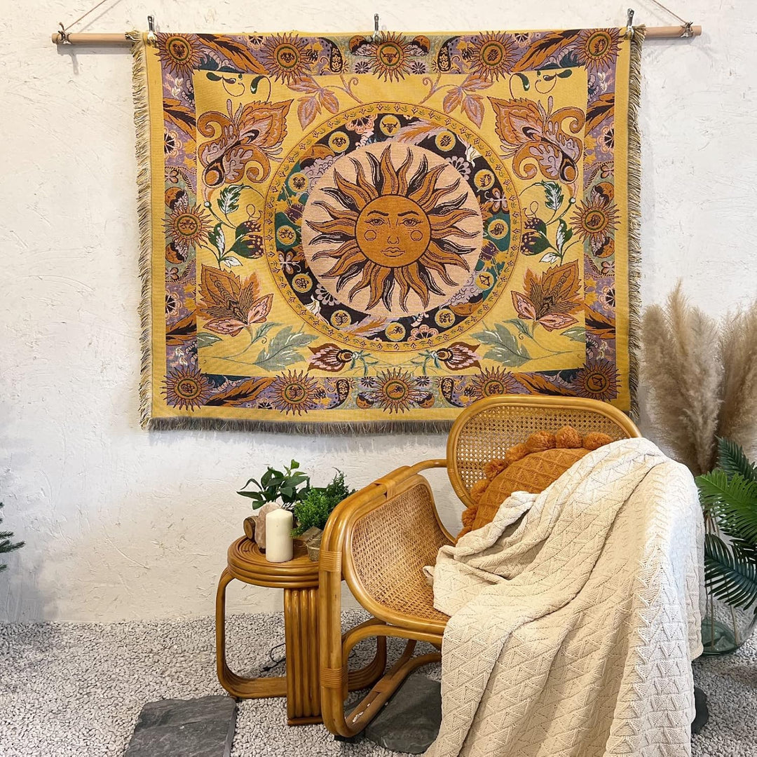 Radiant Sun Woven Blanket