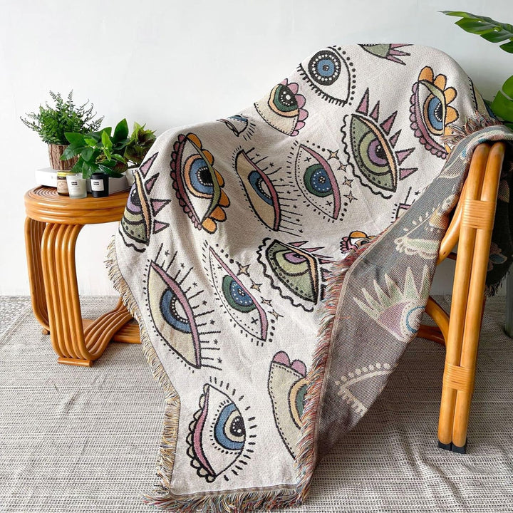 Eternal Gaze Woven Blanket