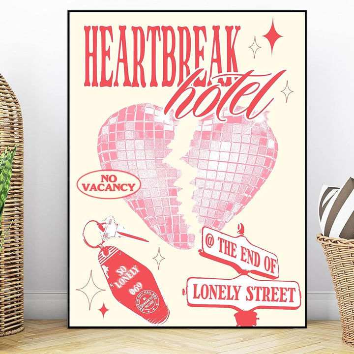 Heartbreak Hotel Canvas Poster