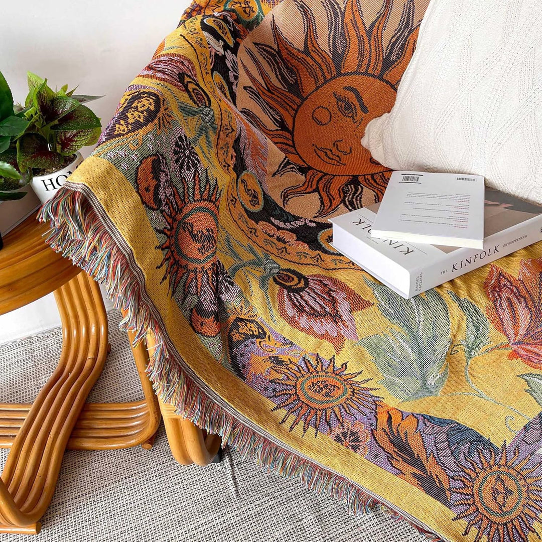 Radiant Sun Woven Blanket