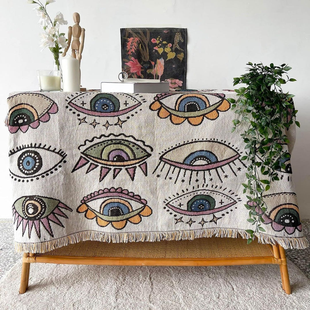 Eternal Gaze Woven Blanket