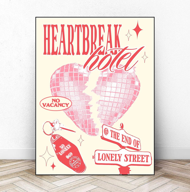 Heartbreak Hotel Canvas Poster